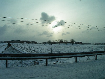 typische Landschaft Schwedens