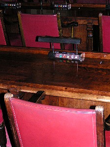 Platz eines Abgeordneten