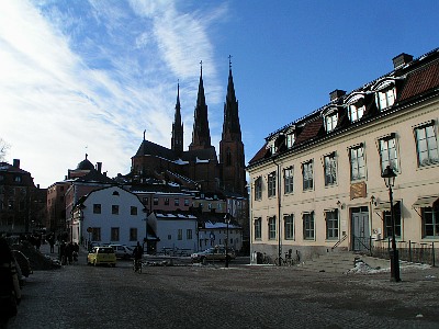 Stadt mit Kathedrale